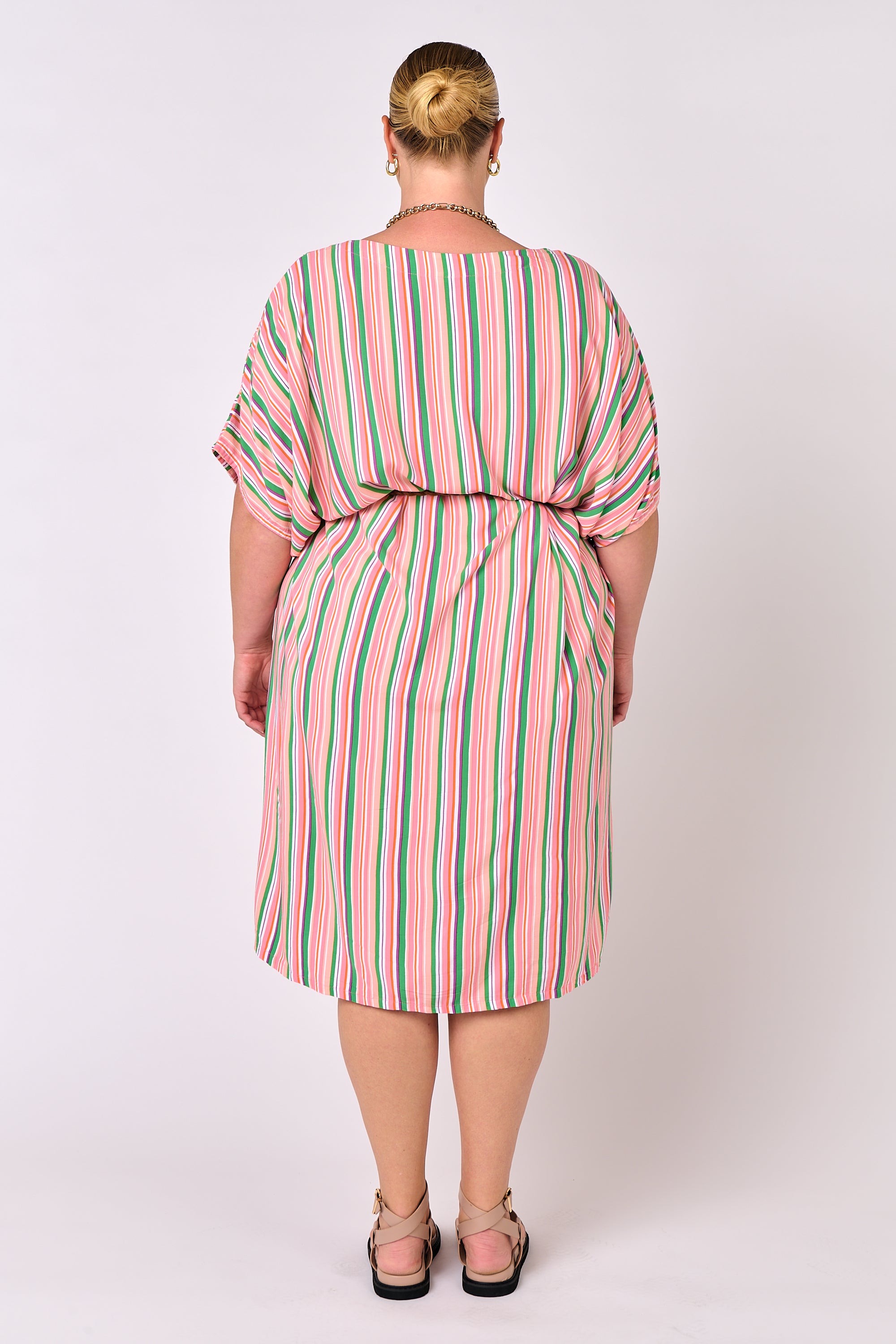 The Nat Dress | Moroccan Stripe
