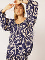 Poets Blouse | Soleil Navy - Saffron Road