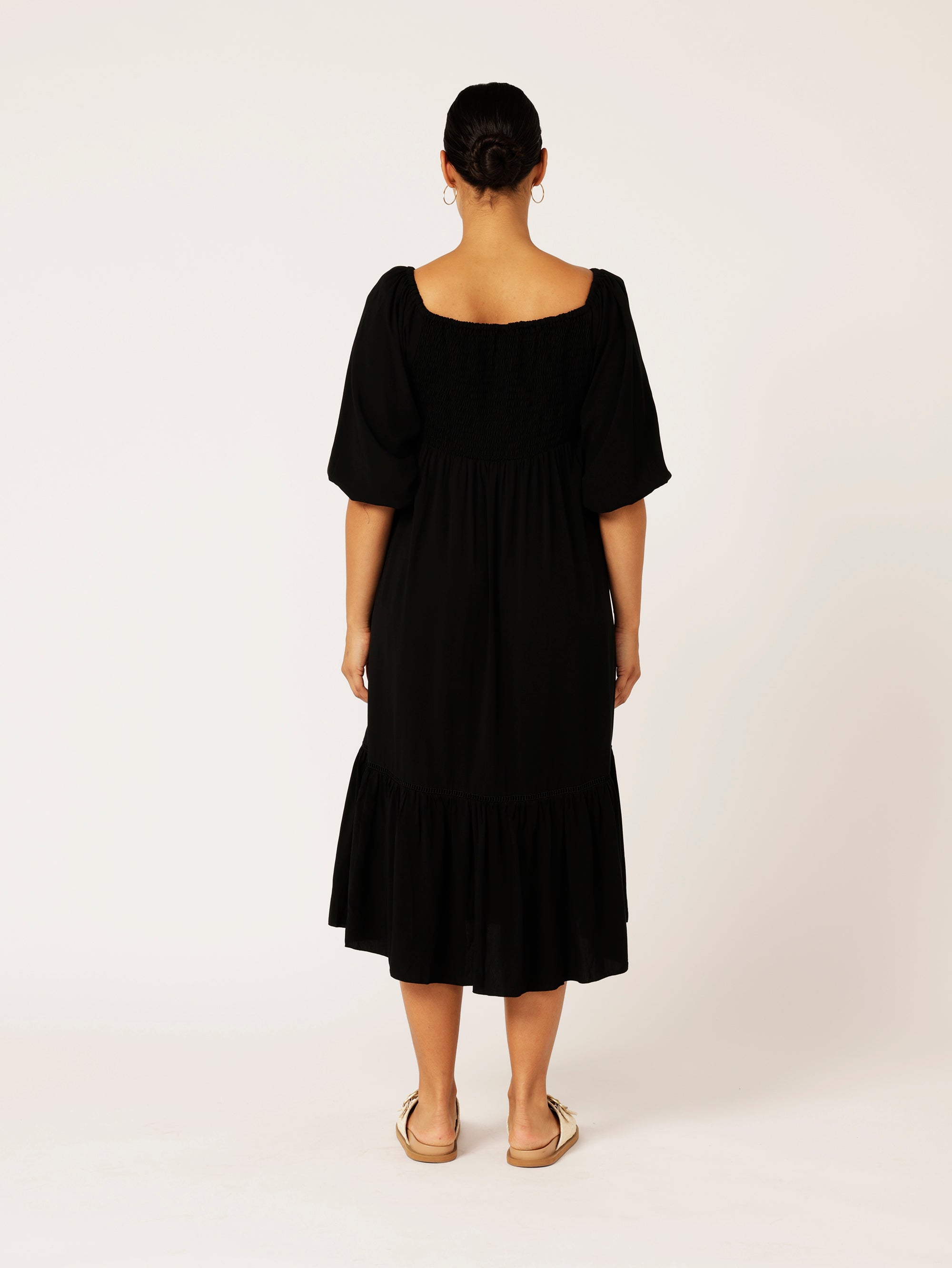 Harper Dress MAXI | Black - Saffron Road