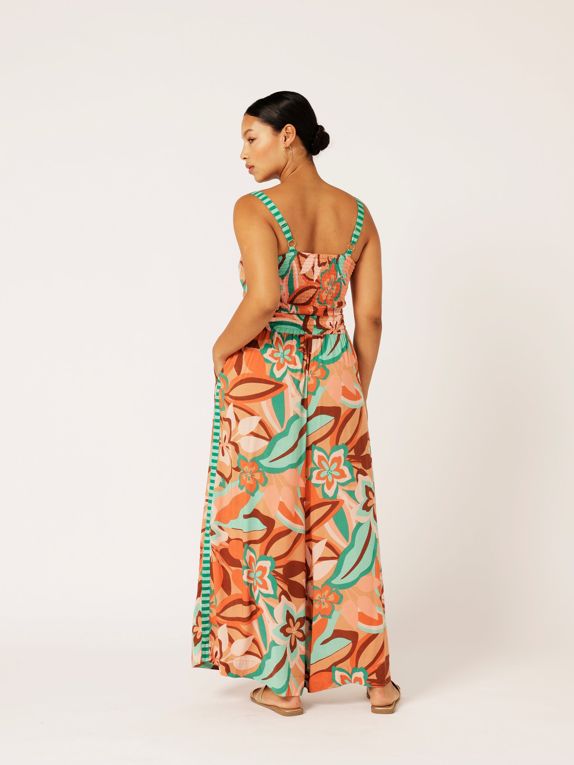 Palazzo Pant | Island Coral - Saffron Road