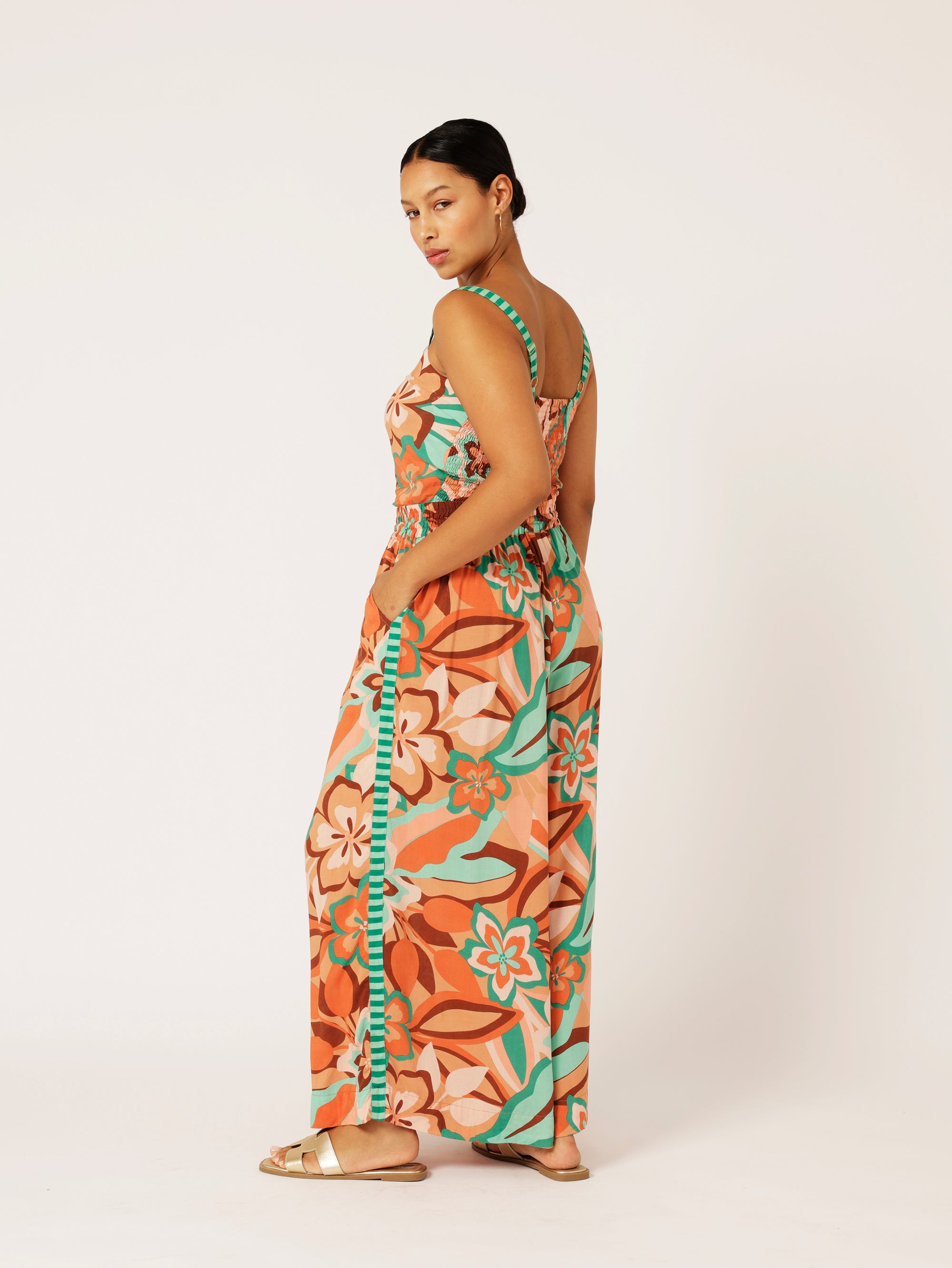 Palazzo Pant | Island Coral - Saffron Road