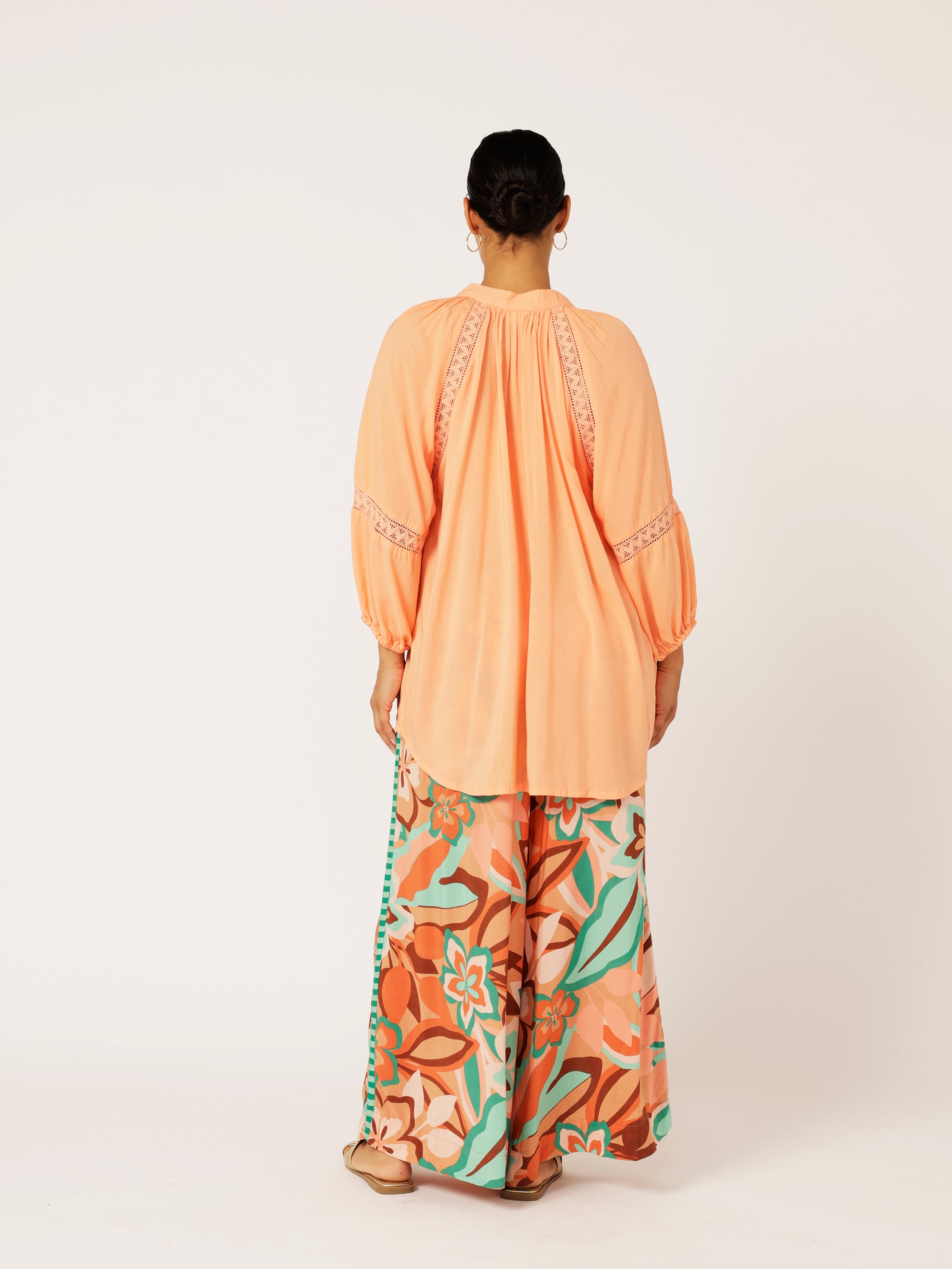 Take Me Away Blouse | Coral - Saffron Road