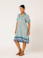 Caftan Dress | Marine Blue - Saffron Road