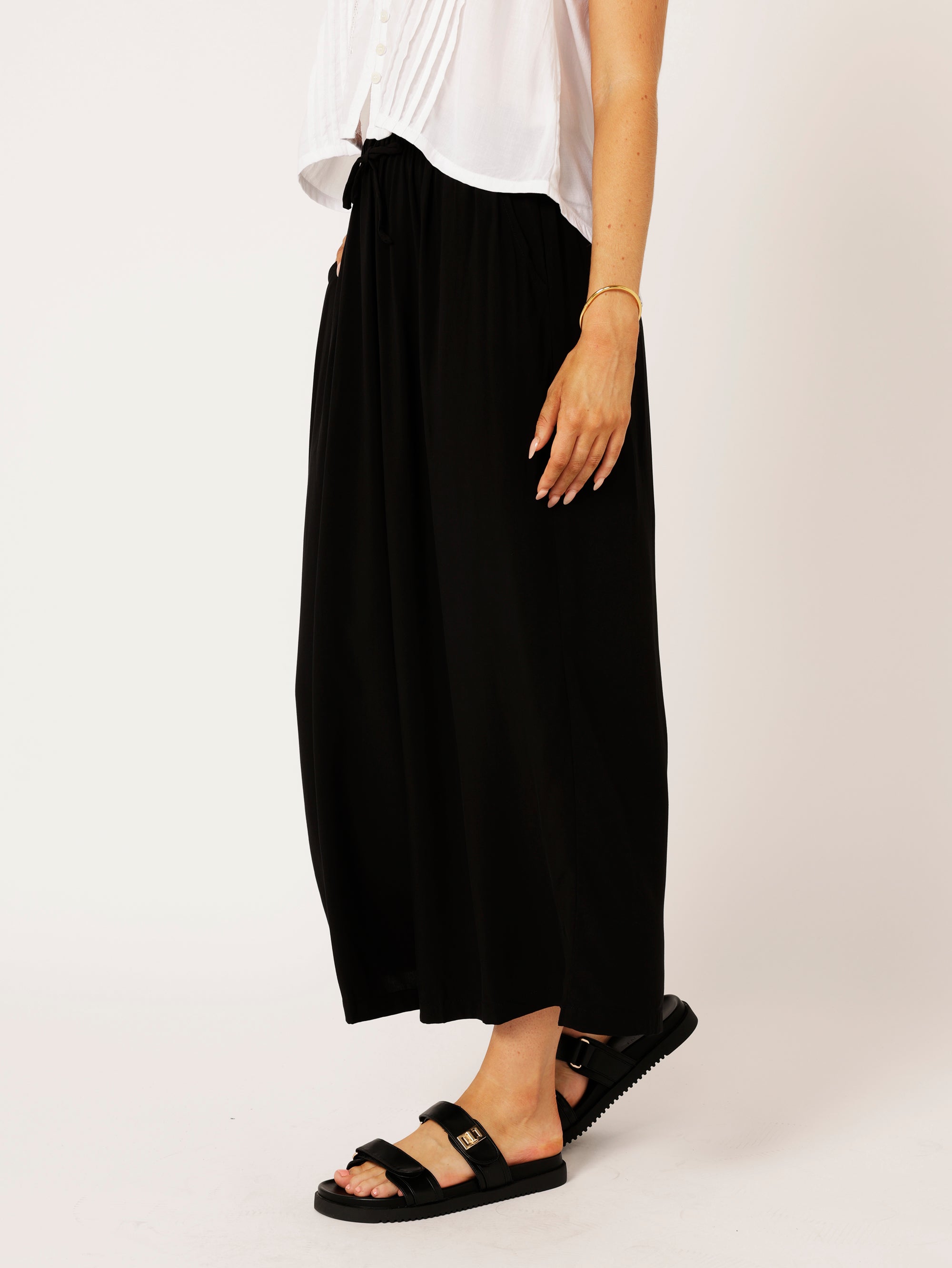 Island Pant | Black - Saffron Road