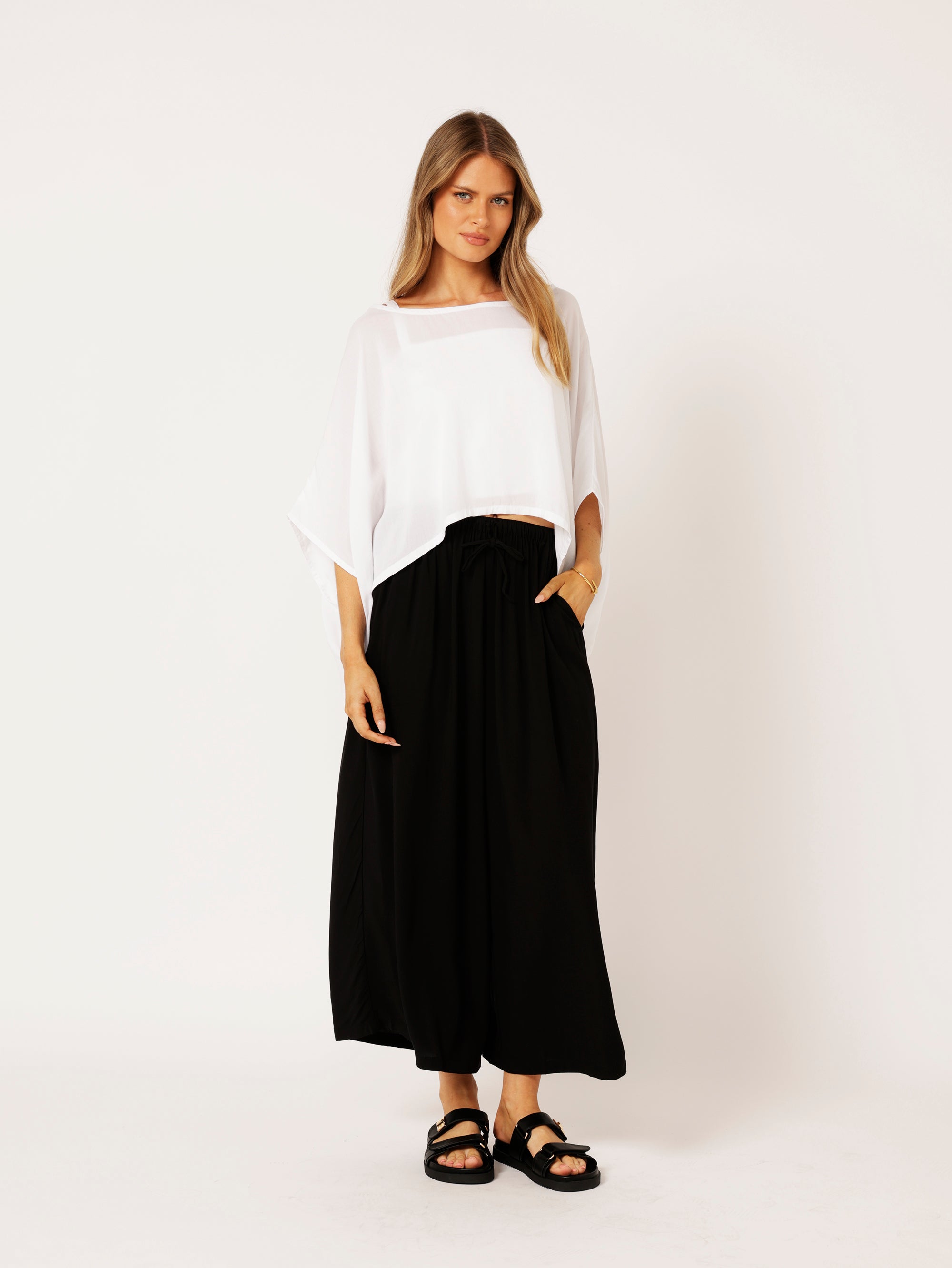 Island Pant | Black - Saffron Road