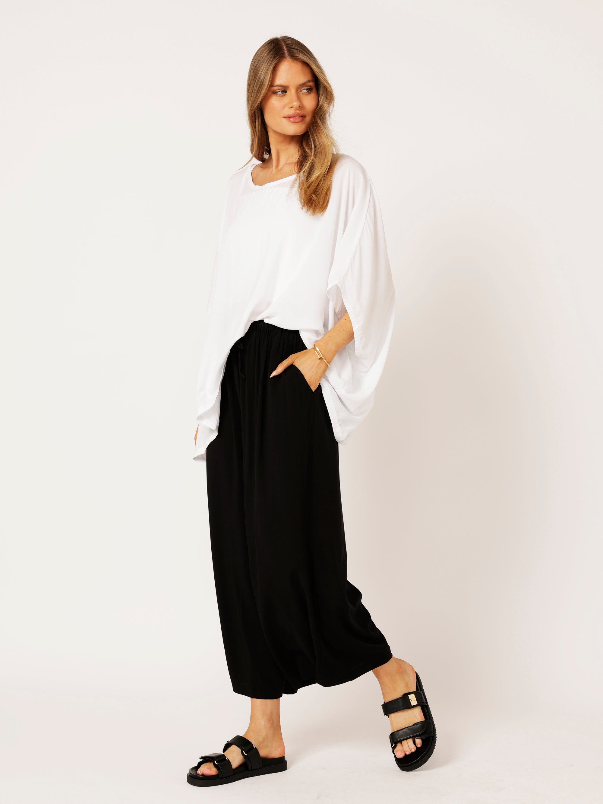 Island Pant | Black - Saffron Road