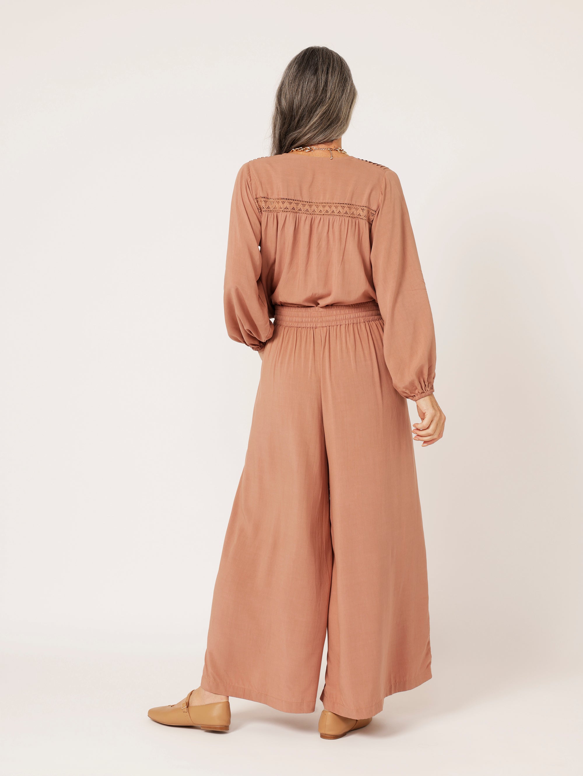 Palazzo Pant | Mocha - Saffron Road