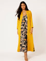 Cleo Cardigan MAXI | Mustard - Saffron Road