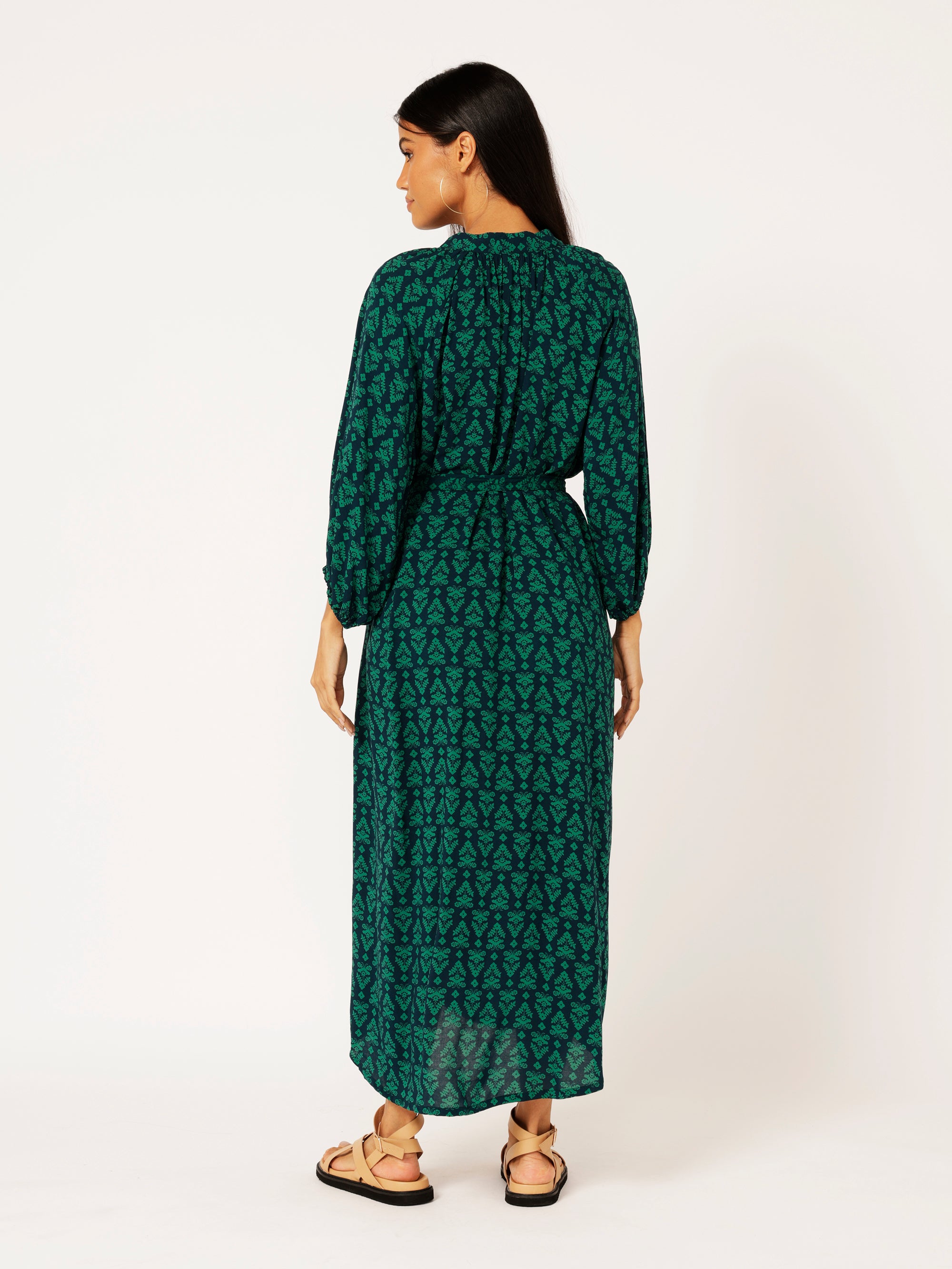 Take Me Away Dress | Aztec Green - Saffron Road