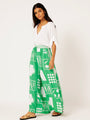 Palazzo Pant | Euro Green - Saffron Road