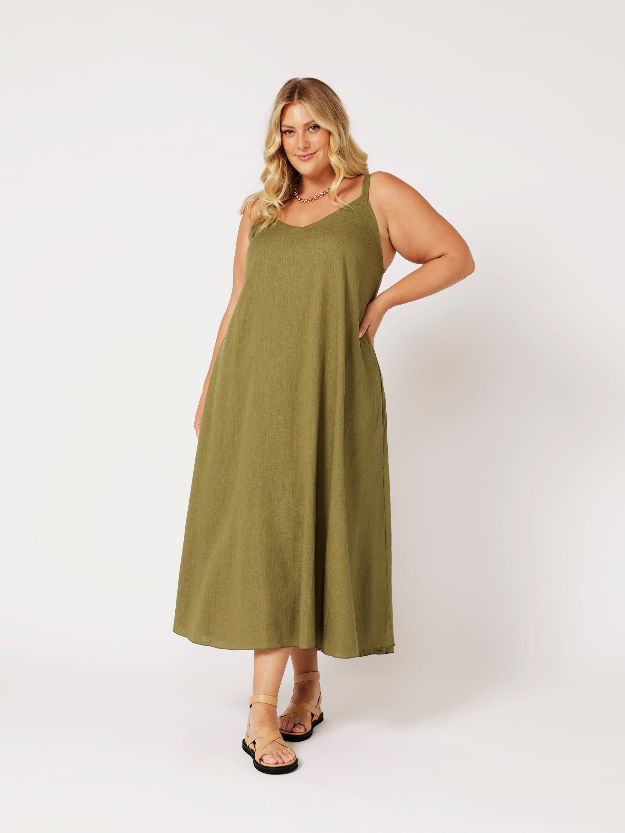 A line slip dress best sale