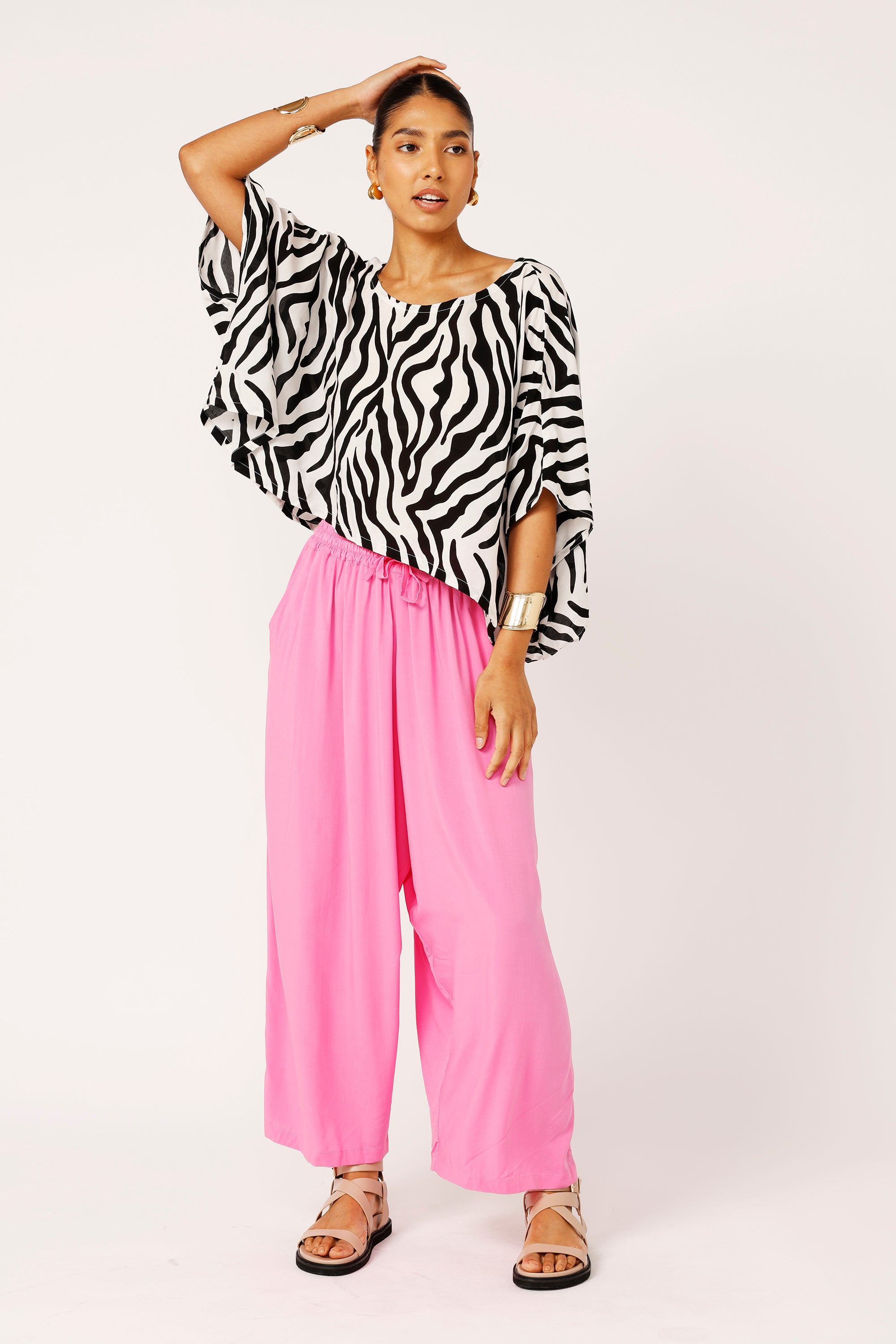 WIDE LEG TROUSER – FLAMINGO SL