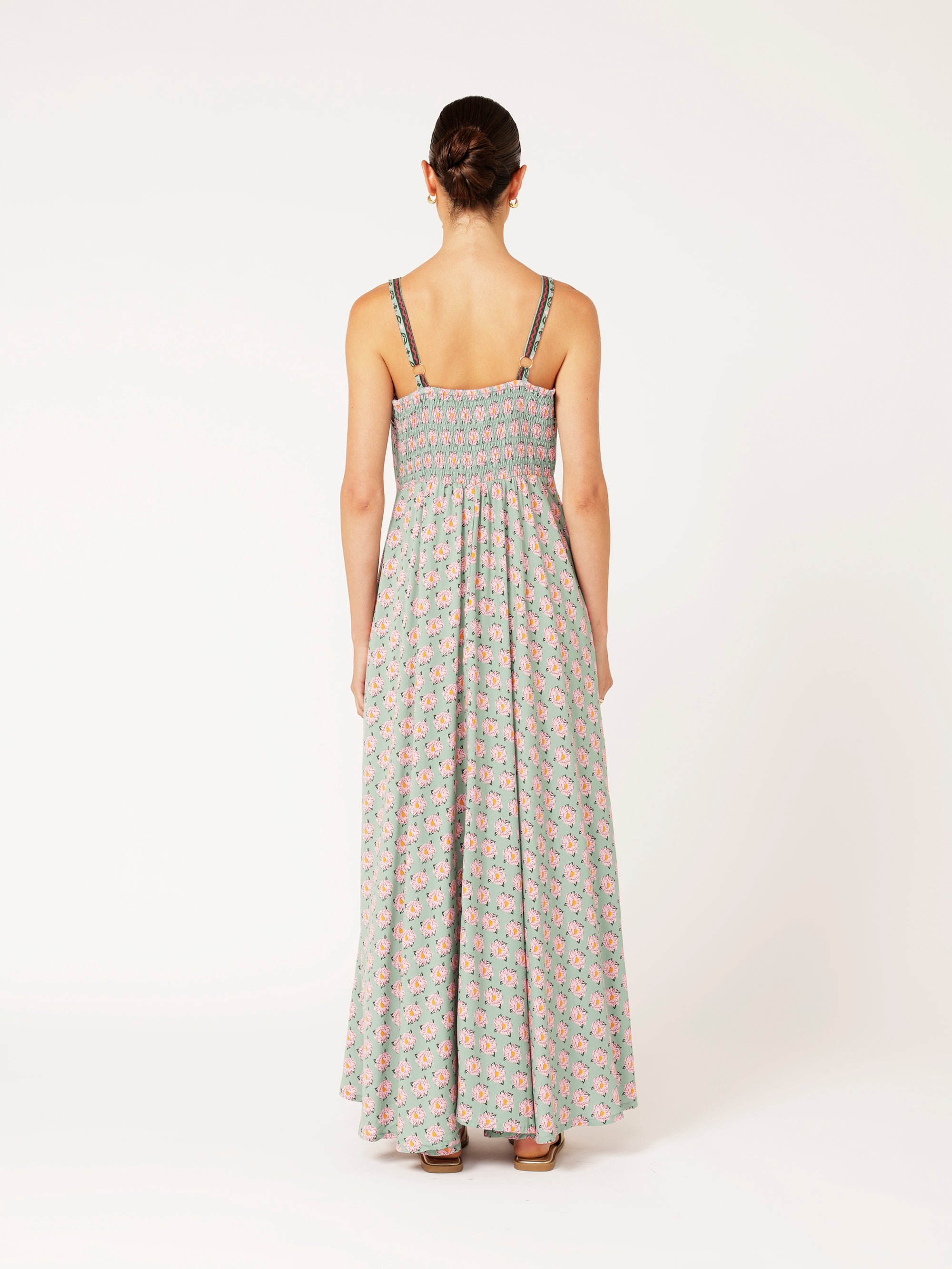 Positano Dress | Sage Peony - Saffron Road