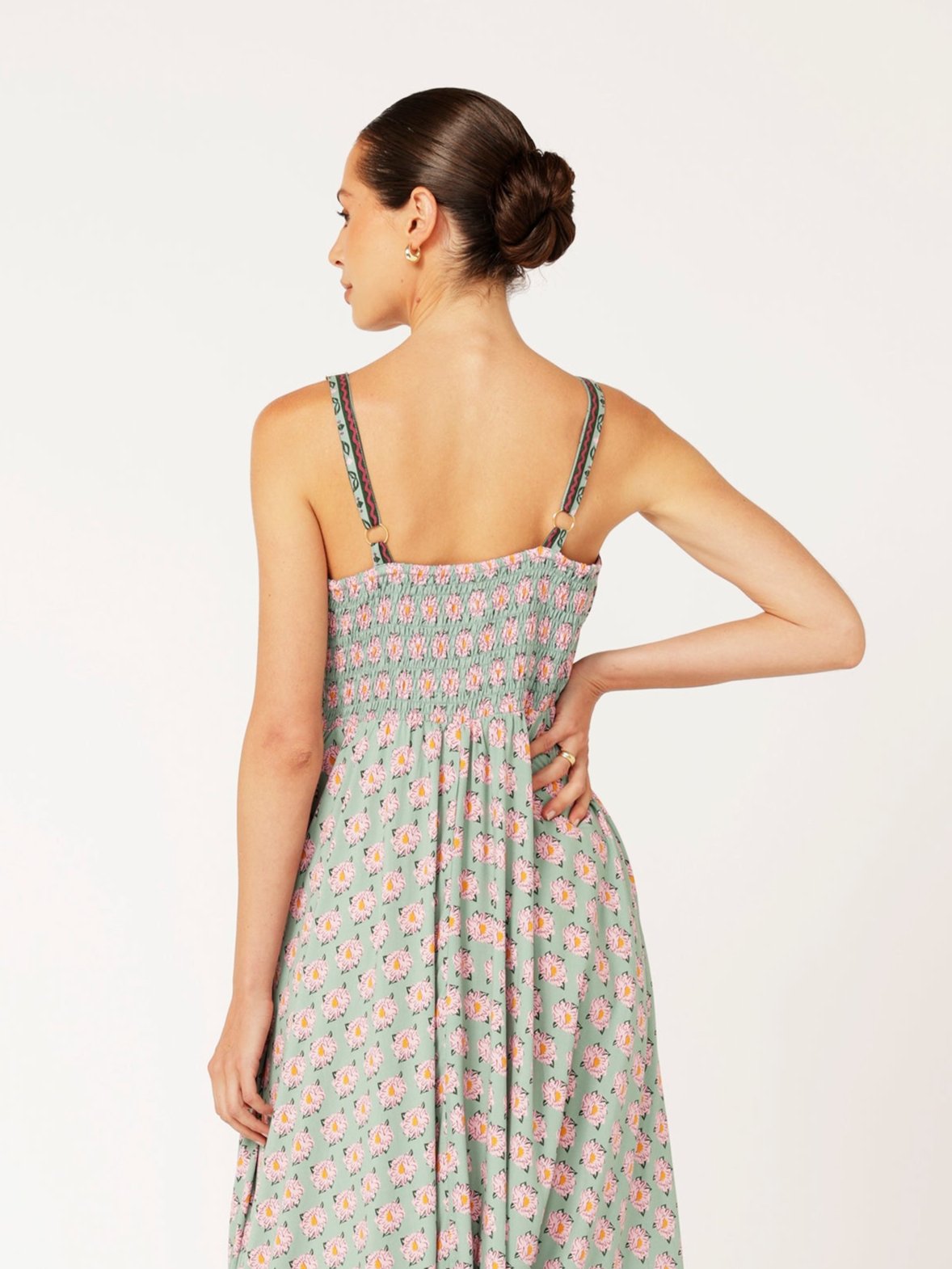 Positano Dress | Sage Peony - Saffron Road