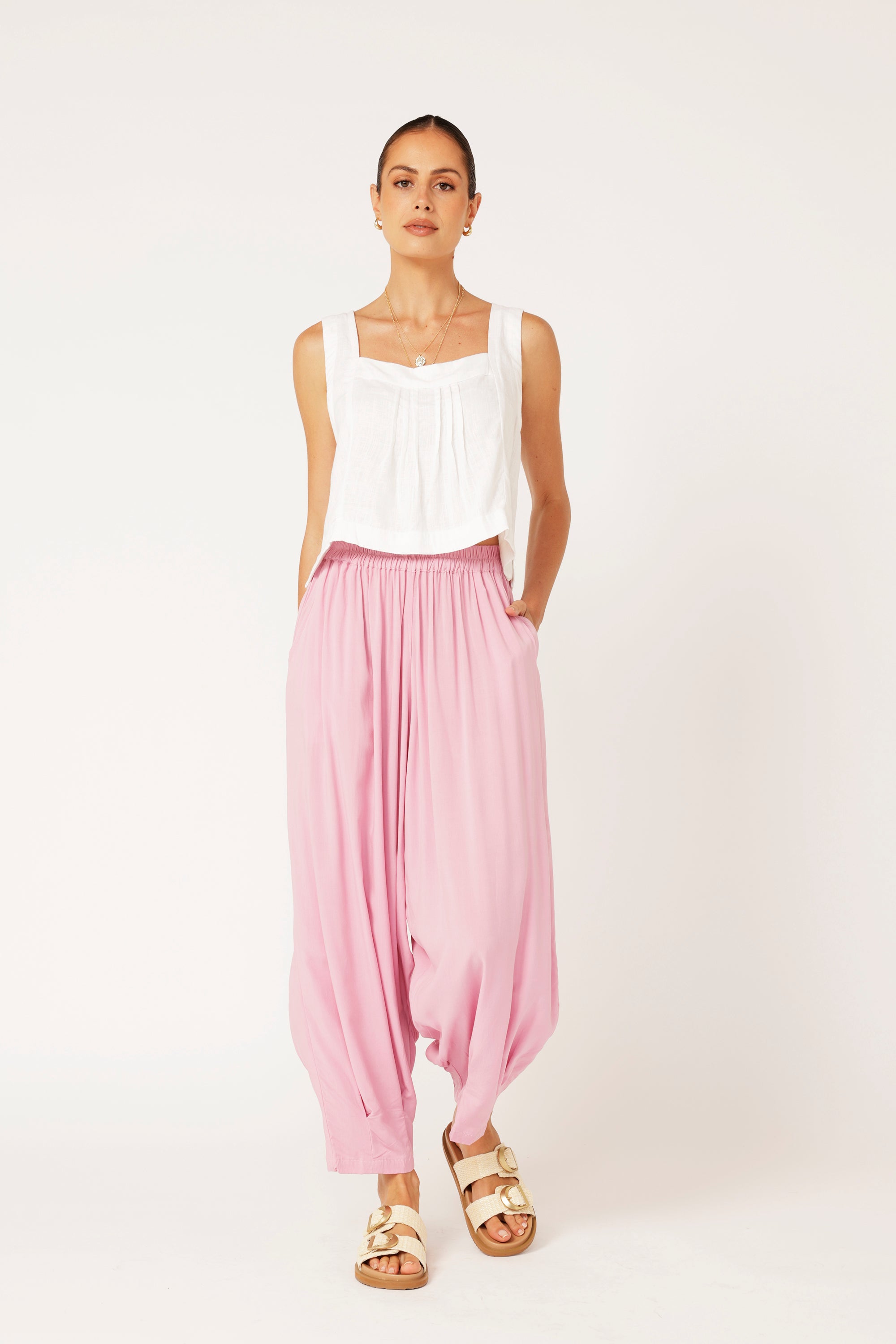 Paradise Pant | Ice Pink - Saffron Road