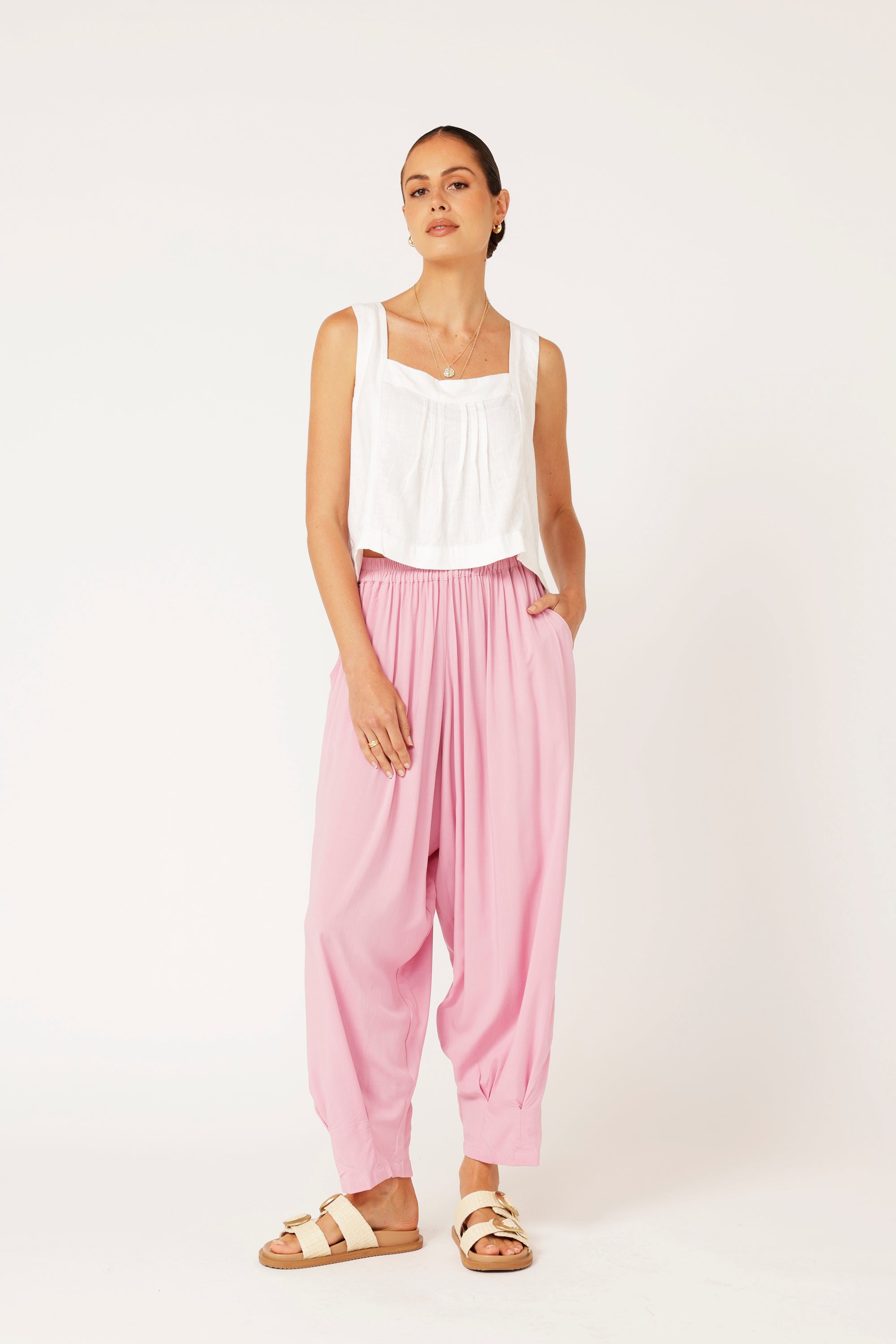 Paradise Pant | Ice Pink - Saffron Road