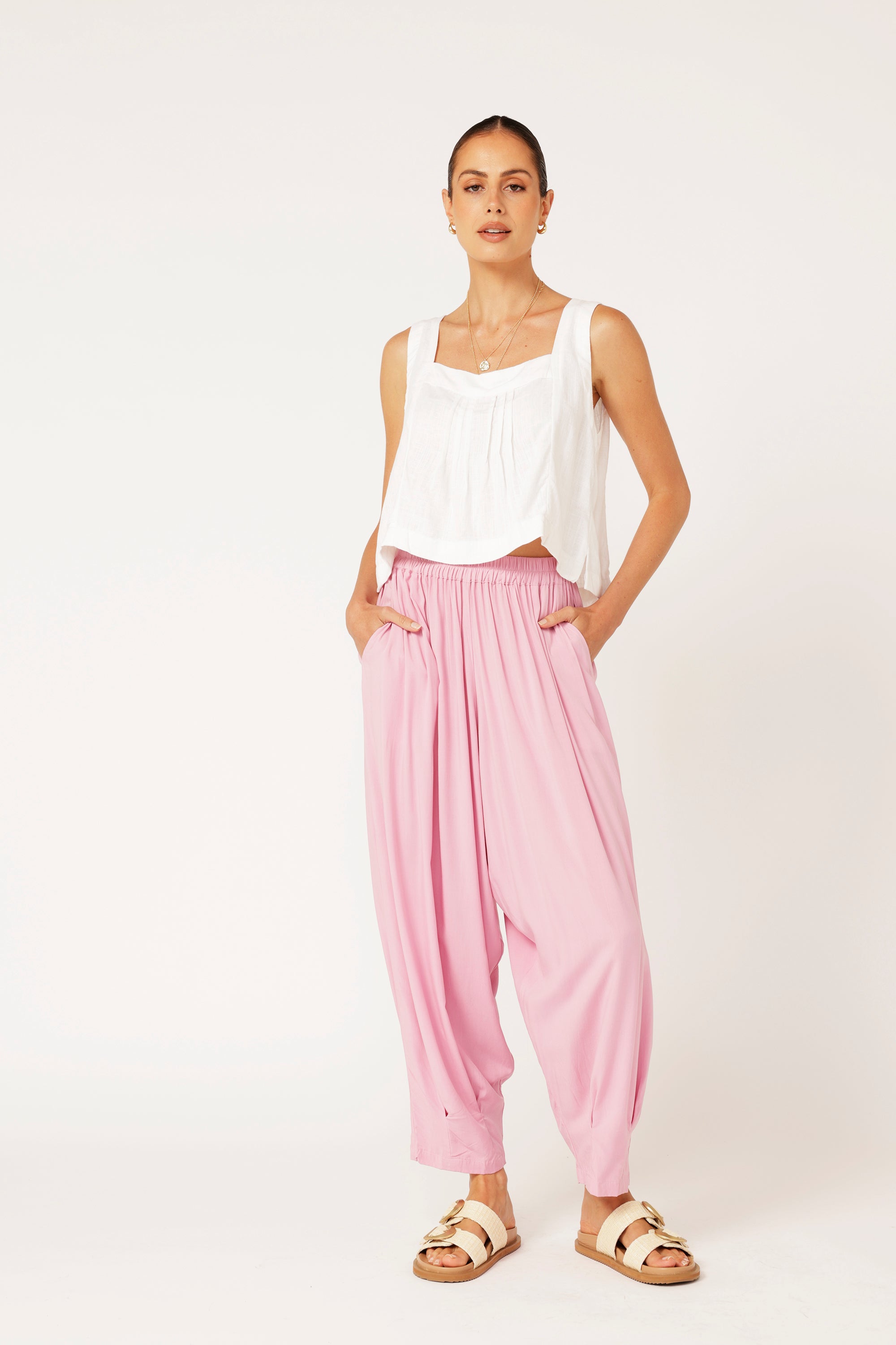 Paradise Pant | Ice Pink - Saffron Road