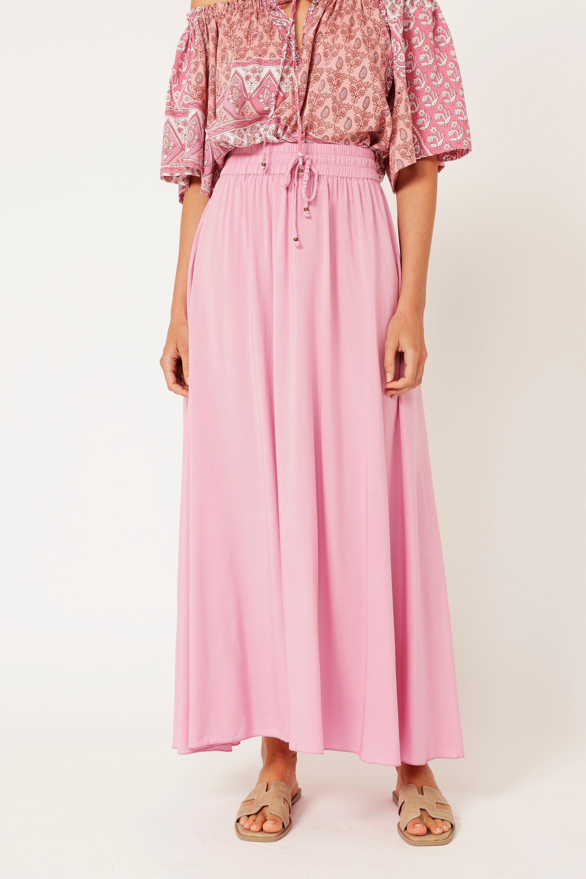 Circle Skirt | Ice Pink - Saffron Road