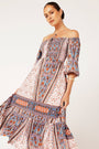 Harper Dress MAXI | Bluebell Tapestry - Saffron Road