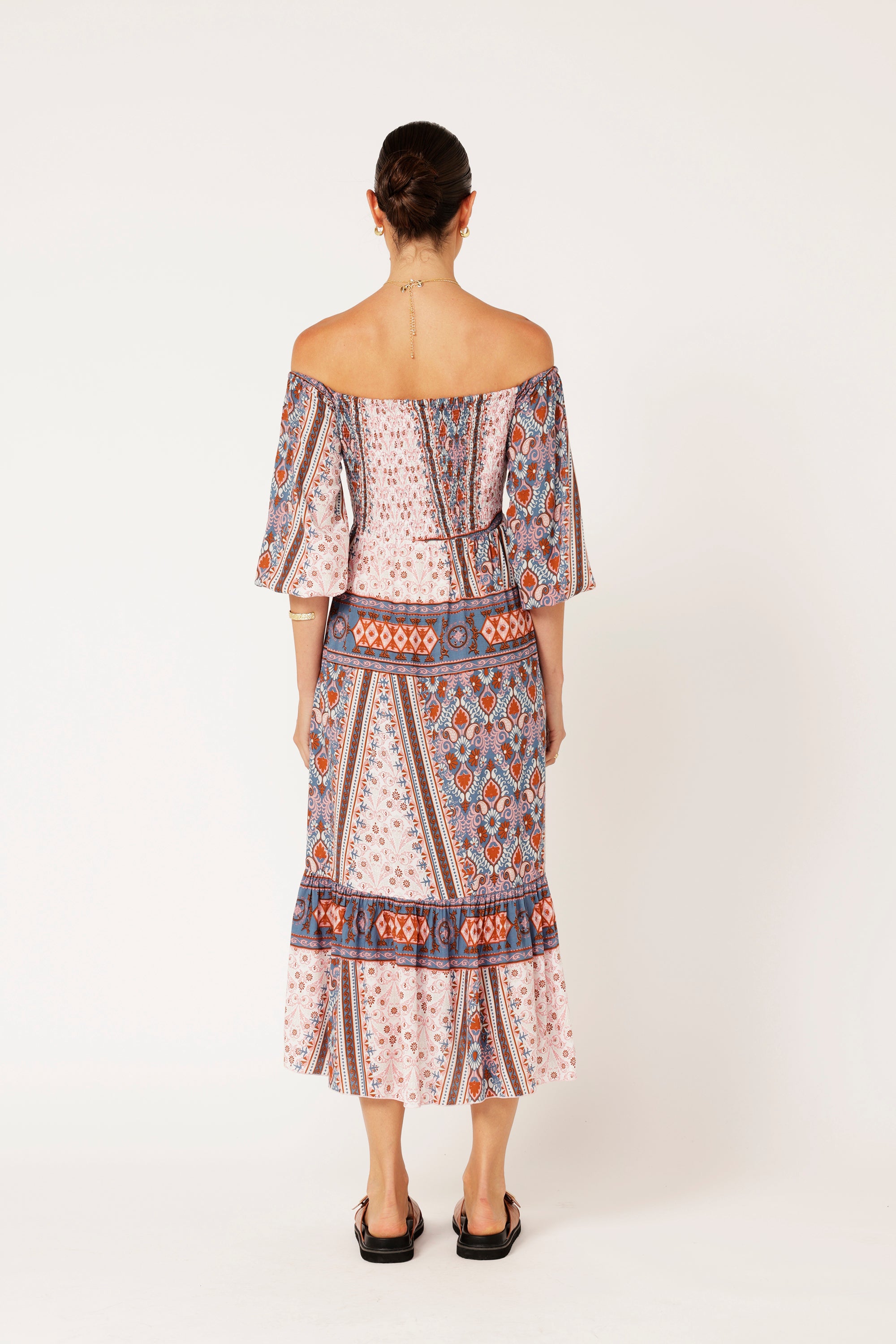 Harper Dress MAXI | Bluebell Tapestry - Saffron Road